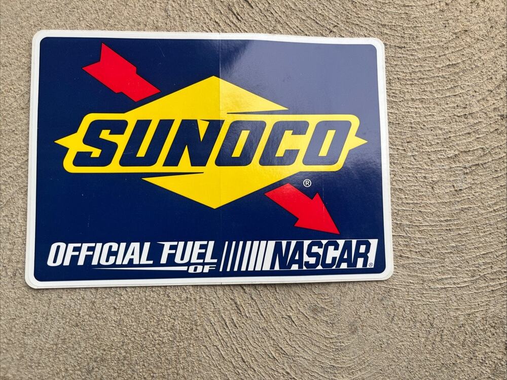 Sunoco Fuel of NASCAR Large Vinyl Racing Sticker